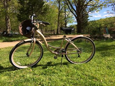 rose gold cruiser bike walmart