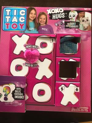 Tic Tac Toy XOXO Hugs Blind Mystery 6 Pack Plush Pink