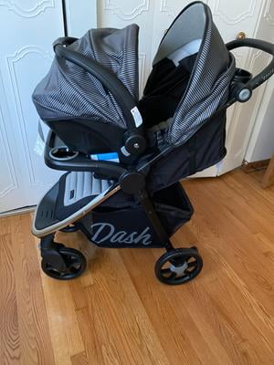 monbebe dash travel system how to fold