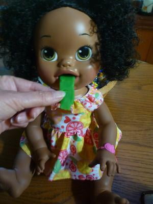 Baby alive snackin sara best sale african american