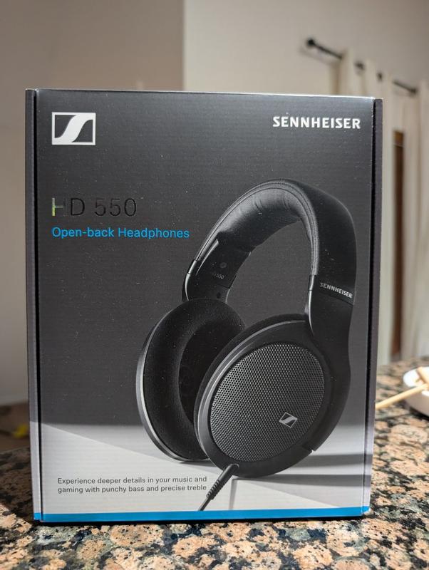 Sennheiser HD 550 Open-Back Audiophile Headphones - Black