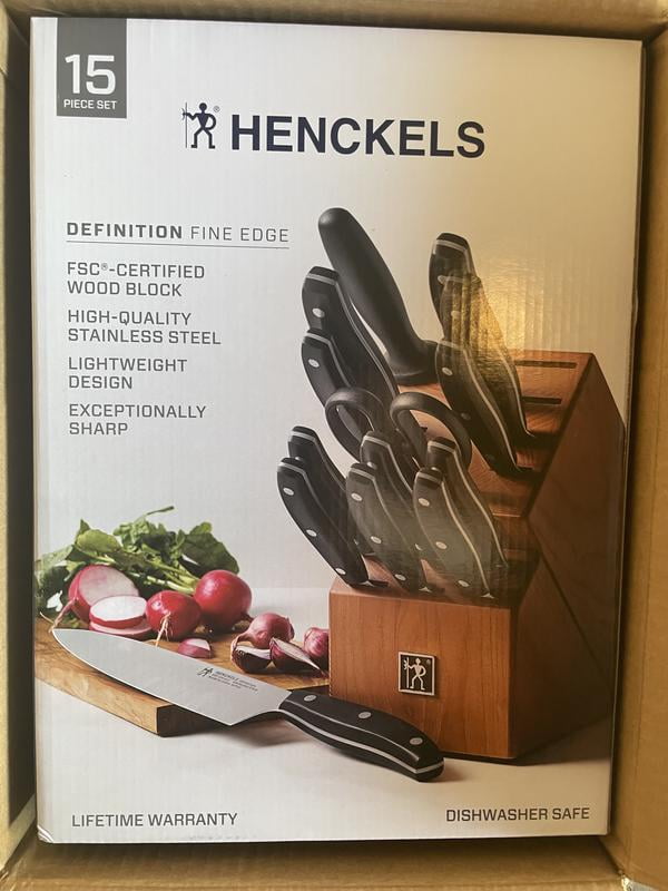 Henckels Definition 15-Piece Knife Block Set - Samsclub.com