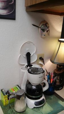 Mr. Coffee Simple Brew 4-Cup Switch Coffee Maker, White TF4 Series - Walmart .com