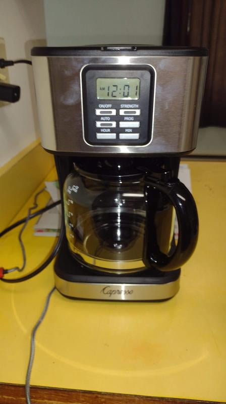 Free Shipping! Capresso SG220 Programable 12-Cup Stainless Steel