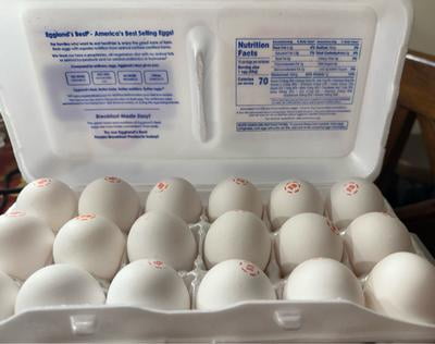Eggland's Best Extra Large White Eggs, 18ct, Protein Packed