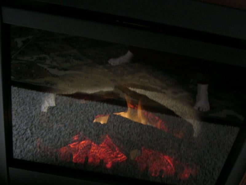 Dimplex Caprice Mantel Electric Fireplace With Logs Oak Walmart Com