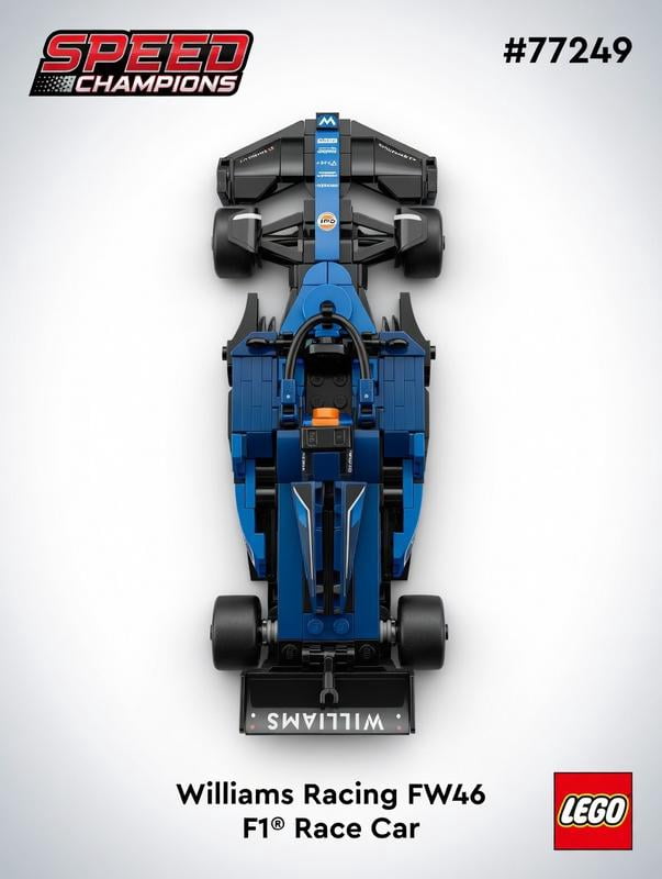 Free Shipping! LEGO Speed Champions Williams Racing FW46 F1 Race