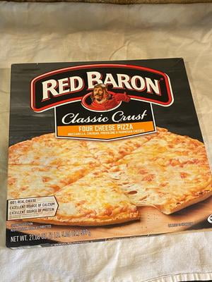 Red Baron Four Cheese Classic Crust Frozen Pizza, 21.06 oz