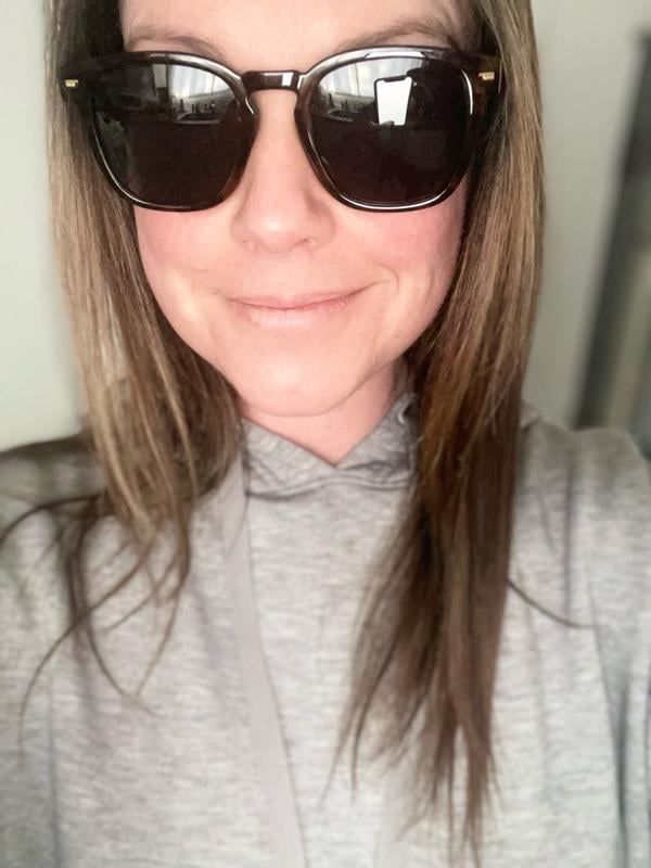 Sunsentials Pink Square Unisex Sunglasses by Foster Grant - 100
