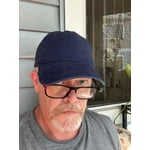 George Men's Solid Cotton Twill Baseball Cap, Black Soot