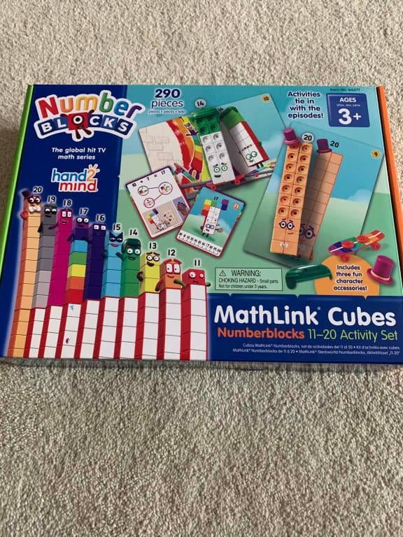 Hand2Mind MathLink Cubes Numberblocks 11-20 Activity Set