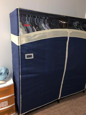 Rubbermaid 60 Garment Closet
 - Rubbermaid Portable Garment Closet 60 In Navy Walmart Com Walmart Com