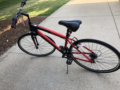 Hyper Bicycles 700c Ladies Spin Fit Hybrid Bike for Adults Teal and White Walmart