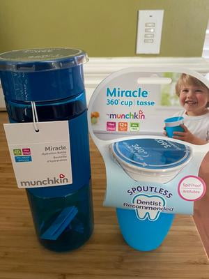 Munchkin Miracle 360 Hydration Set, 2 Pack, 24 Ounce and 10 Ounce, Blue