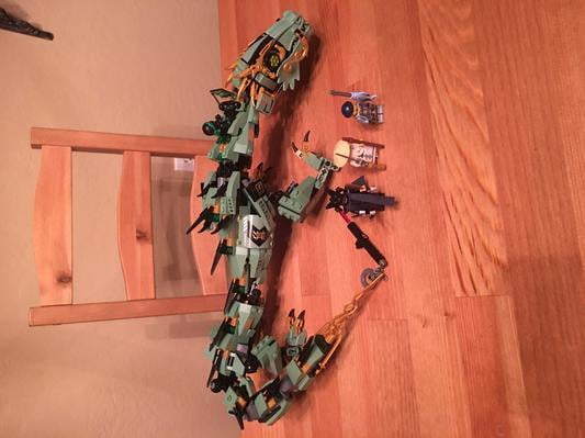 Ninjago Dragon Playset, Green Ninja Mech Dragon Toy from The Lego Ninjago  Movie