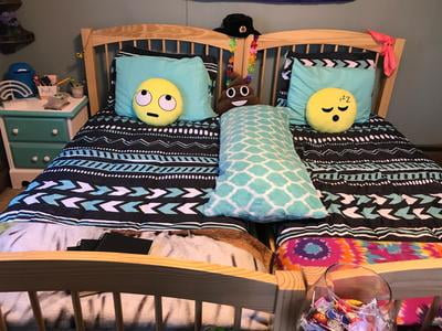 Your Zone Mint Grey Tribal Comforter Set Walmart Com Walmart Com