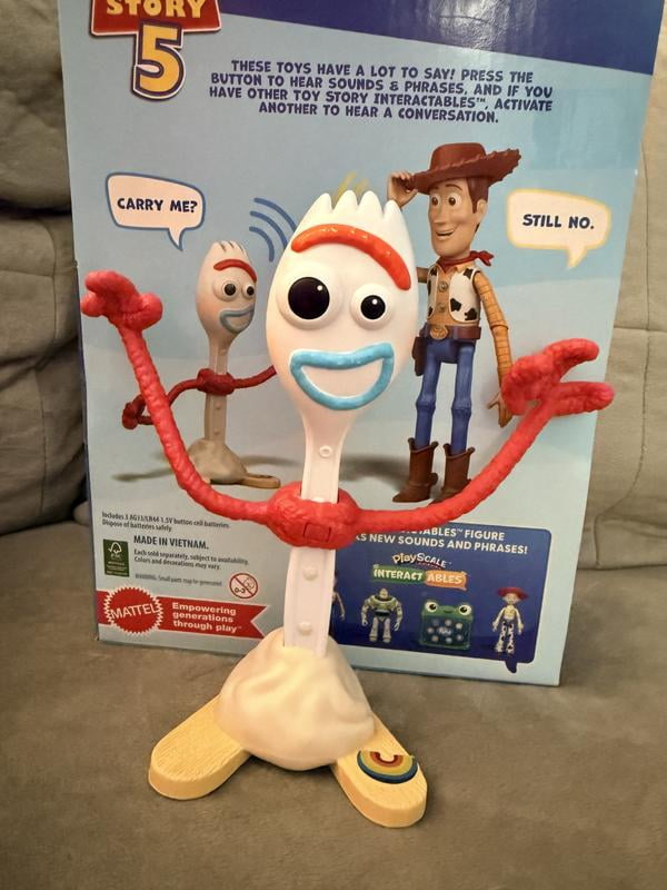 Disney and Pixar Toy Story 5 Interactables Forky 7 Inch Figure