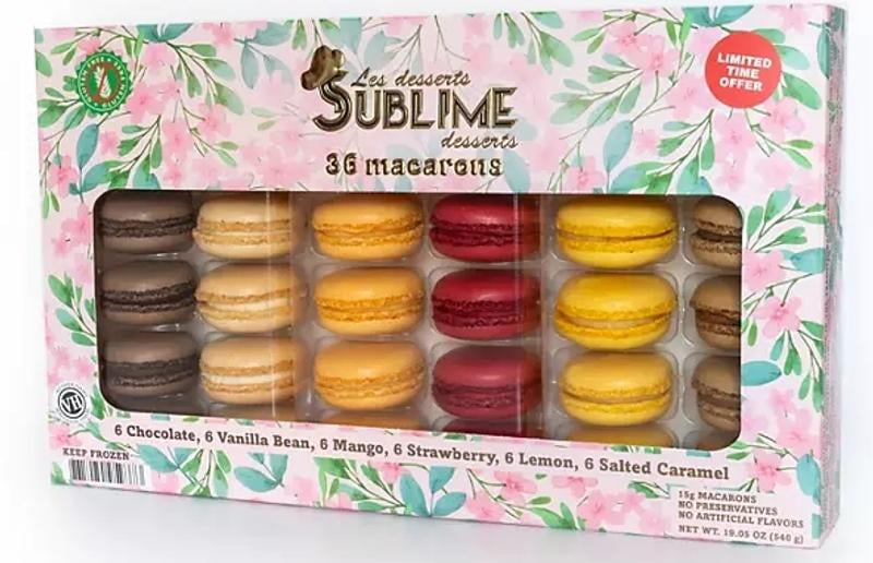 CoCo♡106HAVE A SEAT&exiciting macaron Sublime Desserts Macarons, Assorted Flavors, 36 ct. - Samsclub.com