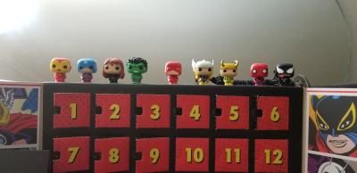 Funko! 24 Pop mini-figure Marvel Advent Calendar (2022) - Sunnyside Gift  Shop