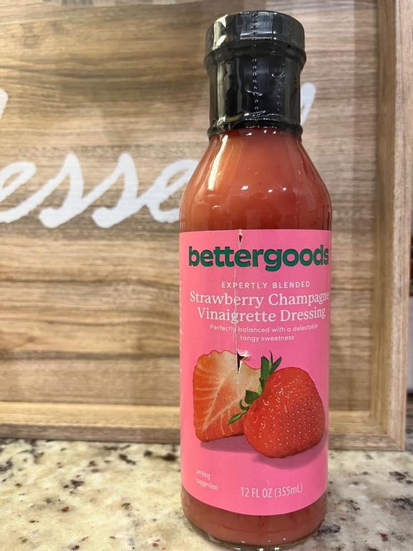 Customer reviews for bettergoods Strawberry Champagne Vinaigrette Dressing, 12 fl oz