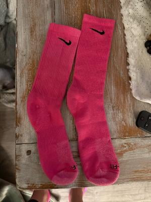 bright pink nike socks