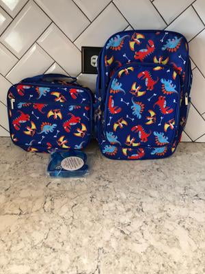 Dinosaur Backpack for Boys 16/” Preschool Bookbag and Lunch Box Set