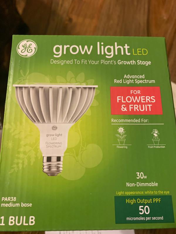 GE LED Grow Light 30W For Fruit /& Flowers Brand New