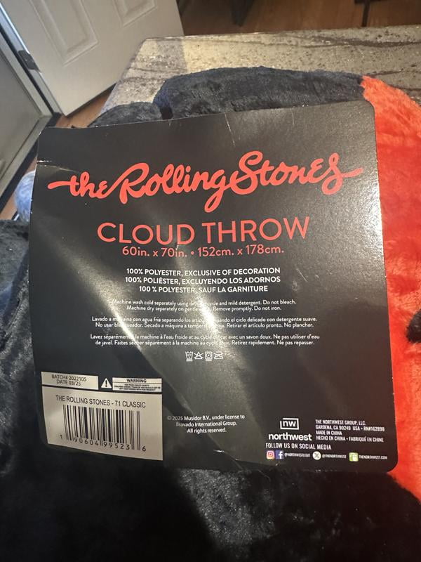 Classic Rock Band Luxury Throw Blanket, 60