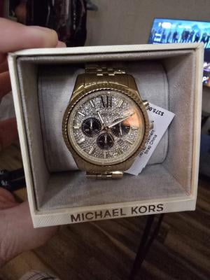 Michael Kors Men's Lexington Gold-Tone Chronograph Watch