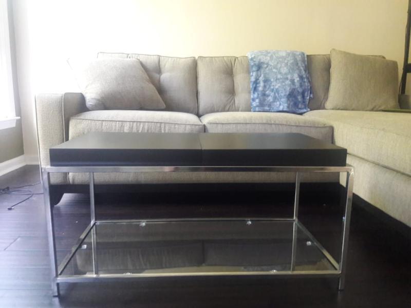 Convenience Concepts Palm Beach Coffee Table With Trays Multiple Finishes Walmart Com Walmart Com