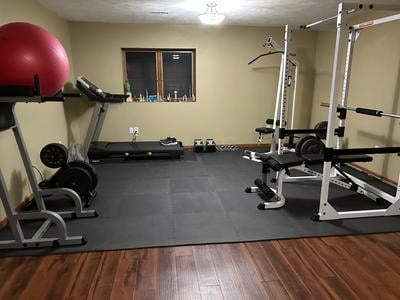 BalanceFrom Fitness 24 SqFt Interlocking EVA Foam Exercise Mat