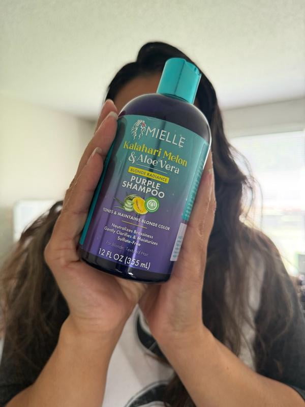 Mielle Kahalari Melon and Aloe Vera Blonde Radiance Purple Shampoo