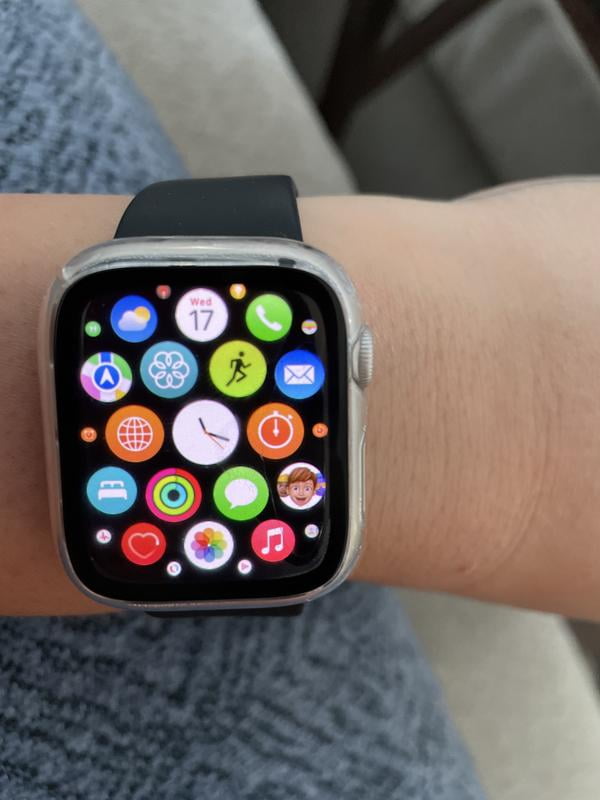 Apple Watch Series 7 GPS, 41mm Blue Aluminum Case with Abyss Apple Watch Series 7 GPS, 41mm Blue Aluminum Case with Abyss