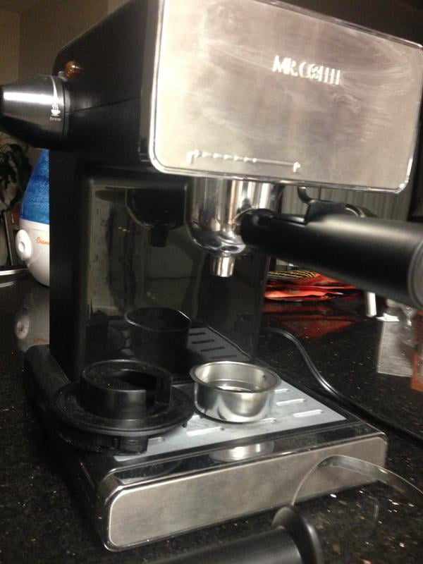 Mr. Coffee Espresso Maker, Stainless Steel and Black, BVMC-ECM260