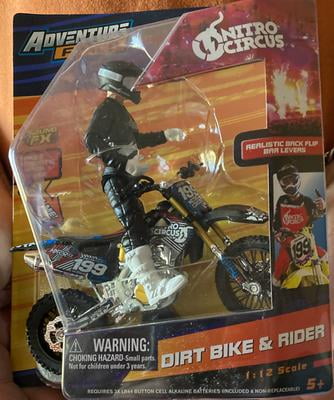 dirt bike and rider toy