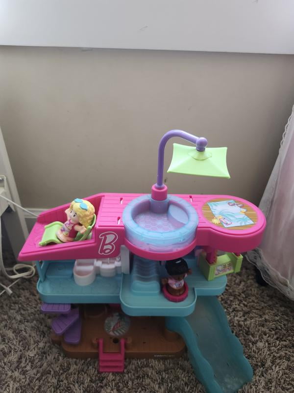 Fisher-Price Little People JCW72 Disney Princess, muziekkoets om achteraan te trekken, speelset met speelfiguren voor rollenspellen voor kinderen vanaf 18 maanden