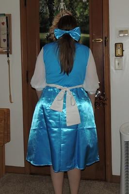 Beauty And The Beast Belle Blue Dress Women S Adult Halloween Costume Walmart Com