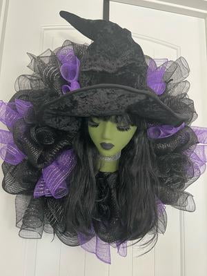 Xanthelle Chapeau De Sorcière Halloween Avec Lunettes - Costume Femme Enfant Sorcière Costume Sorcière Adulte Enfant