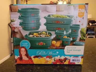 the Pioneer Woman のフードストレージ20ピースセット The Pioneer Woman 20-Piece Food Storage Set with BPA-Free
