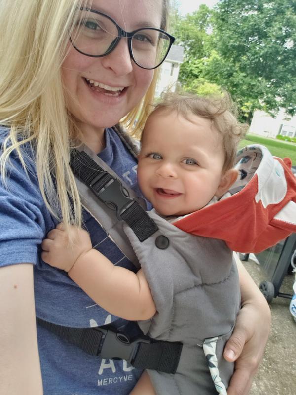 infantino cuddle up ergonomic hoodie fox carrier