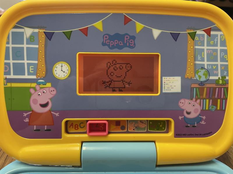 Free Shipping! V-Tech Peppa Pig Play Smart Laptop with ABC