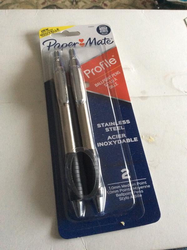Stylo Bille Papermate Effaçable Argenté - Occasion, Fonctionnel, Parfait Pour Écrire