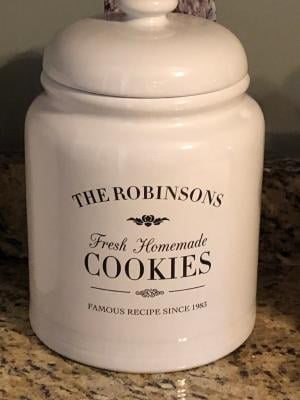 Fingerhut Family Love Is Sweet Personalized Cookie Jar