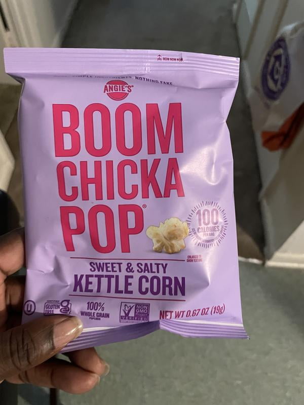 Angie's BOOMCHICKAPOP Sweet & Salty Kettle Corn Popcorn, 0.67 oz