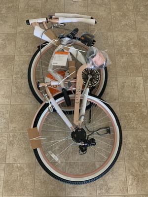 walmart rose gold bike