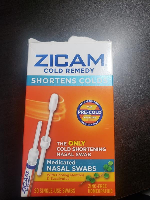 『素粒水』カートリッジ 2個セットです【 未開封·*\(๑′ᵕ‵๑)/‧˚︎*】 Zicam Cold Remedy Nasal Swabs, Multi-Symptom Relief, 20 ct, Pack