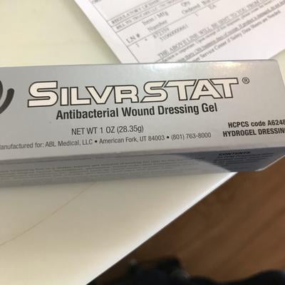 silver shield rescue wound dressing gel Silvasorb Gel MSC9303EP Wound Dressing