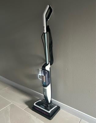 Shark Steam Pickup 3-in-1 Steam Mop - Picks Up Debris, Scrubs & Sanitizes Hard Floors