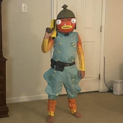 Fortnite Fishstick Halloween Costume for Children Boys Size M by InSpirit Designs Walmart