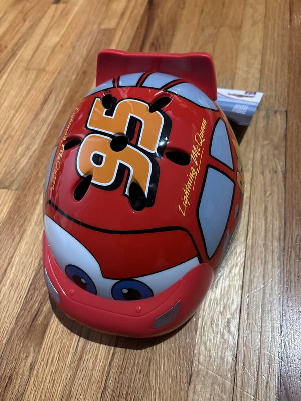 Cars 3D Lightning McQueen Toddler Multisport Helmet, 3+ (48-52
